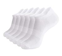 Womens Low Cut No Show Running Socks 6 Pairs - Cushioned Arch Support, Moisture Wicking Athletic Ankle Socks with Heel Tab - Soft & Breathable for Sports, Workout, Casual