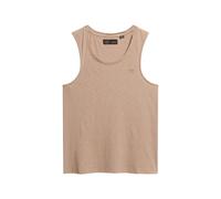 Superdry Scoop Sleeveless T-shirt Beige M Woman