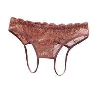 Womens Low Rise Sexy Underwear Lingerie Sheer Thongs Breathable Panties Stretch Cutout Soft Briefs Lace G String Crotchless Cheeky Underpants Butt Lifting Hipsters Cute Tummy Control