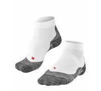 FALKE Women's TE4 Short W Sso Cotton Anti-Blister 1 Pair Tennis Socks, White White-Mix 2020, 7-8