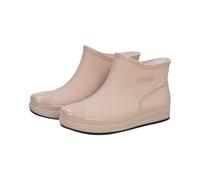 Womens Low Top Short Rain Boots Waterproof, Womens Ankle Wellies Rain Boots, Lightweight Flexible Rubber Shoes, Heavy Duty Wear Resistant Shoes for Light Yard Gardening Activities