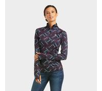 Women's Lowell 2.0 1/4 Zip Base Layer, Blue XS