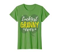 Womens Luckiest Granny Ever - Cute St Patricks Day Gift For Mom T-Shirt