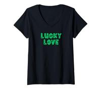 Women's Lucky Love Romantic Nickname for Irish Lovers Men & Women V-Neck T-Shirt