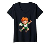 Women's Lucky Run Match Day Magic This St Patrick’s Weekend V-Neck T-Shirt