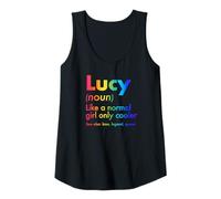 Womens Lucy Like A Normal Girl Only Cooler Queen First Name Tank Top
