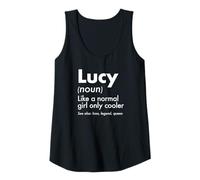 Womens Lucy Like A Normal Girl Only Cooler Queen First Name Tank Top