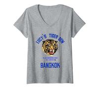 Womens Lucy's Tiger Den B'kok V-Neck T-Shirt