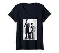 Women's Lulu David Bowie Ziggy Stardust Era Photo 1973 V-Neck T-Shirt