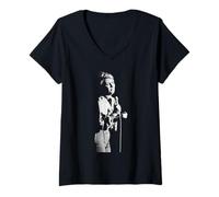 Women's Lulu Make Believe World Era Singer Live 1973 V-Neck T-Shirt