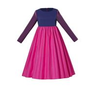 Women's Mad Madam Mim Cosplay Costume Dress Wizard of Merlin Costume Villain Dress, Rose, S