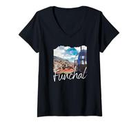 Womens Madeira Funchal V-Neck T-Shirt
