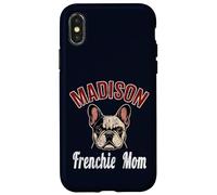 Womens Madison Frenchie Mom Shirt French Bulldog Dog Lover Case for iPhone X/XS