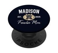 Womens Madison Frenchie Mom Shirt French Bulldog Dog Lover PopSockets Adhesive PopGrip