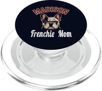 Womens Madison Frenchie Mom Shirt French Bulldog Dog Lover PopSockets PopGrip for MagSafe