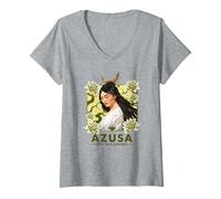 Womens Magic: The Gathering Azusa Lost But Seeking Human Monk Art V-Neck T-Shirt