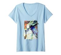 Womens Magic: The Gathering Merfolk Wizard Tempest Harvester Poster V-Neck T-Shirt