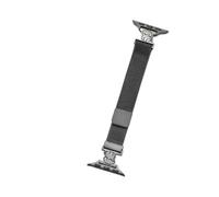 Women's Magnetic Watch Band Compatible with iWatch 42mm 41mm 40mm 38mm, Girls Cat and Dog Print Replacement Watch Band for iWatch Series 9 8 7 6 5 4 3 2 1 SE(Black dog,49MM(Ultra))