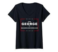 Womens Make America Great Britain Again Relaxed T-Shirt V-Neck T-Shirt