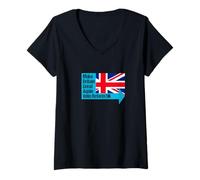 Womens Make Britain Great Again - Vote Reform UK V-Neck T-Shirt