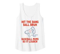 Womens Make Some Noise Baseball Moms Do It Louder Tank Top
