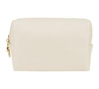 Women's Makeup Bag High Appearance Level Handheld Portable Square Cute Travel PU Toiletry Organizer Bag Very Expensive Items (White, One Size)