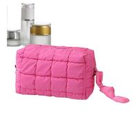 Women's Makeup Bag - Modern Organizer, Travel Bag for Makeup and Cosmetics | For Mother Wife Girlfriend Eyebrow Lotion Eyeshadow Concealer Camping, pink warm, Please refer to the description, Please