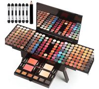Women's Makeup Set with Mirror - 190 Colours Cosmetic Makeup Gift Set with Eyeshadow Face Blush Eyebrow Powder Face Concealer Eyeliner