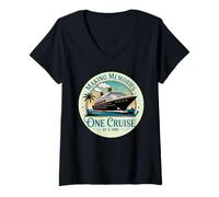 Womens Making Memories One Cruise at a Time Cruising Together Ship V-Neck T-Shirt