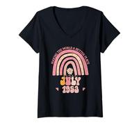 Women's Making The World A Better Place Since July 1953 Birthday V-Neck T-Shirt