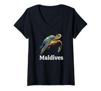 Women's Maldives V-Neck T-Shirt