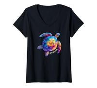 Womens Maldives V-Neck T-Shirt
