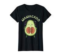Womens Mamacado Twin Birth Pregnancy Mom Pregnant Mama Avocado T-Shirt