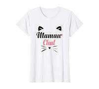 Womens Maman Chat - The World's Best Cat Mum T-Shirt