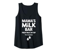 Womens Mamas Milk Bar Funny Breast Feeding Tank Top