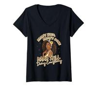 Womens Mama's Tired Mama's Done Mama Still V-Neck T-Shirt