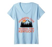Womens Mammoth Cave National Park V-Neck T-Shirt