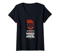 Women's Man Nennt Mich Bonkel - Der Beste Unkel V-Neck T-Shirt