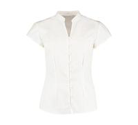 Women's Mandarin Collar Blouse Kustom Kit Blanc L