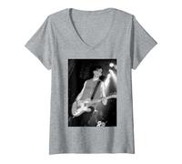 Womens Manic Street Preachers Richey Edwards By Andy Willsher V-Neck T-Shirt