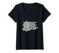 Women's Manifestation Saying What You Think You Create V-Neck T-Shirt