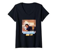 Womens Maradona Dreaming V-Neck T-Shirt