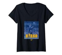 Womens Maradona Hand of God V-Neck T-Shirt