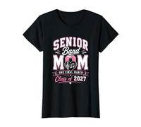 Women's Marching Band Mom Celebrates Class of 2027. One Final March Value Graphic T-Shirt