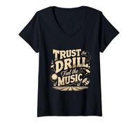 Women's Marching Band Trust The Drill V-Neck T-Shirt