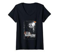 Women's Maria Magdalena First Witness Easter Faith V-Neck T-Shirt