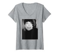 Womens Marianne Faithfull Singer Actress Duffy Archive Photography V-Neck T-Shirt