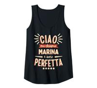 Womens Marina Idea Regalo Personalizzata Amica Nome Divertente Tank Top