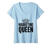 Women's Marketing Queen V-Neck T-Shirt
