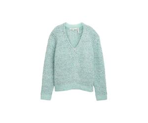 Women's Marled Cardigan Tom Tailor Denim Vert S